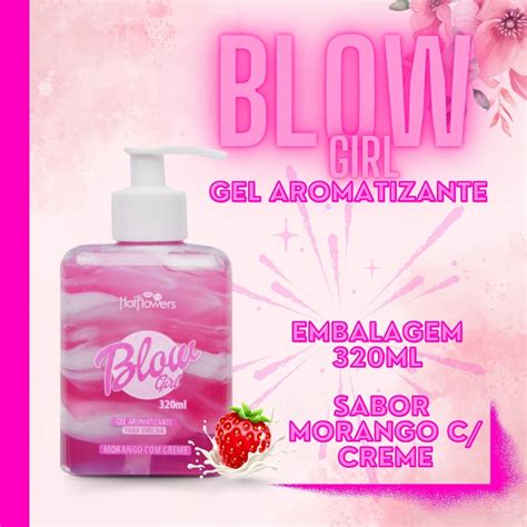 BLOW GIRL GEL CREME BEIJÁVEL PARA SAÚDE ÍNTIMA DA MULHER ML HOT FLOWERS Shopee Brasil