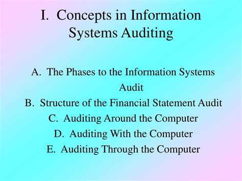 PPT Chapter 13 Auditing Information Technology PowerPoint