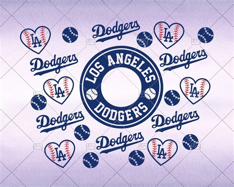 Los Angeles Dodgers Logo Svg Free Sports Logo Downloads