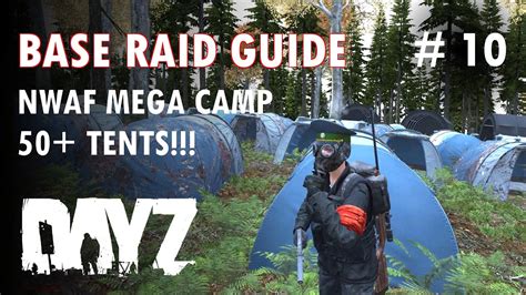 Nwaf Huge Hidden Mega Forest Camp Tents Dayz Sa Base Raid