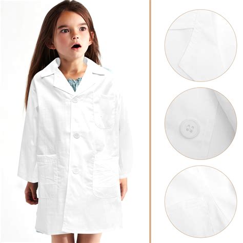 Unisex Kids Scientist Lab Coat: Children's Halloween Outfit & Toddler ...