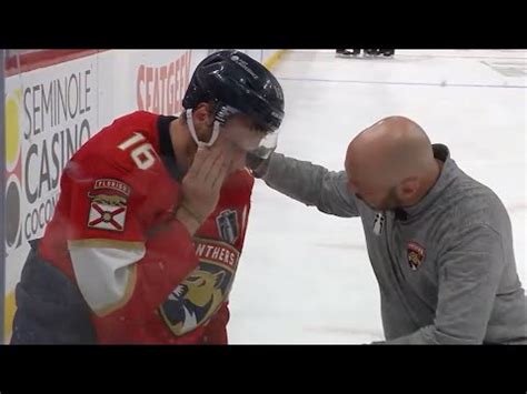 Alexander Barkov S Injury In The Third Period Youtube