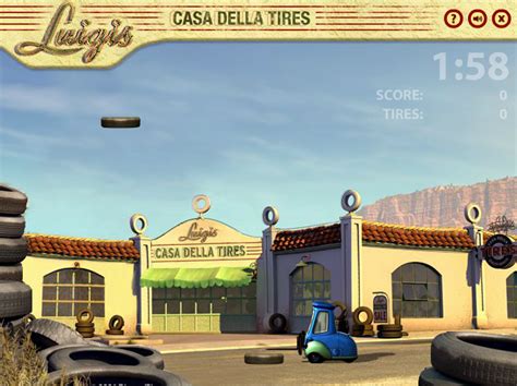 Cars: Luigi's Casa Della Tires - Play Online on Flash Museum 🕹️