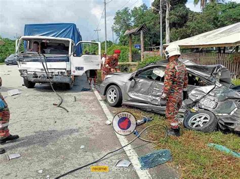 Wanita Maut Dalam Kemalangan Babitkan Kereta Dan Lori Di Jalan Bakam