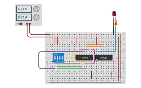 Circuit Design Xor Gate Using Nor Gate Tinkercad