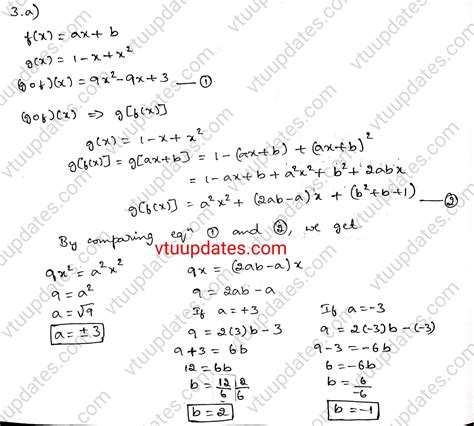 Let F And G Be Functions From R To R Defined By 𝑓 𝑥 𝑎𝑥 𝑏 𝑎𝑛𝑑 𝑔 𝑥 1 − 𝑥 𝑥2 If 𝑔 ∘ 𝑓