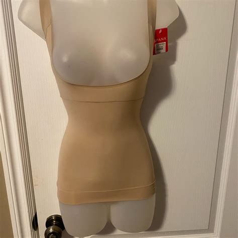 SPANX Intimates Sleepwear Spanx Open Bust Camisole Nude Small New