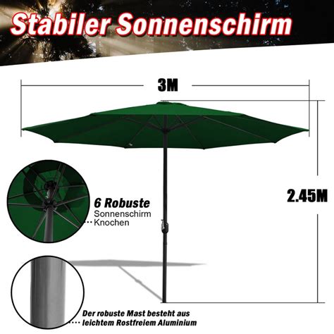 Jopassy M Sonnenschirm Gartenschirm Kaufland De