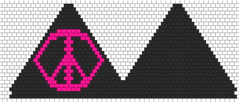Bead Bikini Peace Sign Bead Pattern Peyote Bead Patterns Misc Bead Patterns