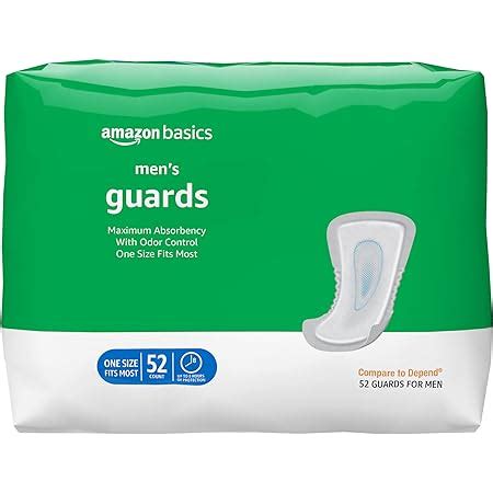 Amazon Amazon Basics Incontinence Guards For Men Maximum