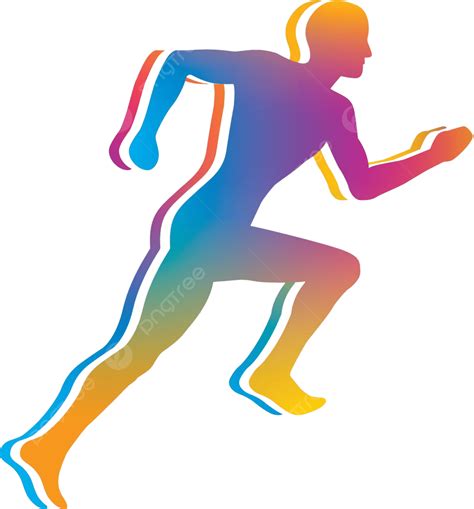 Man Jogging Race Fast Silhouette Vector, Race, Fast, Silhouette PNG and ...