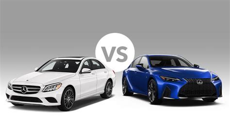 2021 Mercedes Benz C Class Vs 2021 Lexus Is