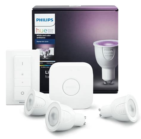 Комплект умного дома Philips Hue White and Color Ambiance GU10 ...