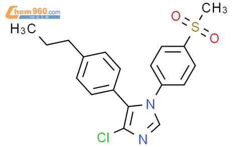 578726 74 6 1H Imidazole 4 Chloro 1 4 Methylsulfonyl Phenyl 5 4