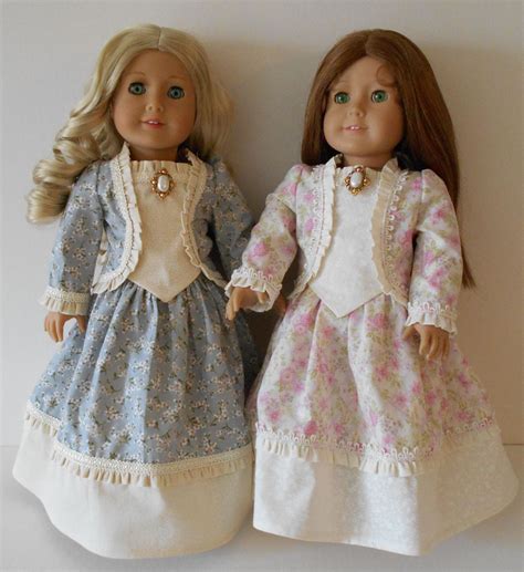 Civil War Era Dress Pdf Pattern Fits 18 Dolls Etsy