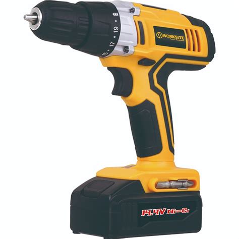 Worksite Tools Cd312 14 12v Speed Cordless Drill Screwdriver Rechargeable Construction Tools