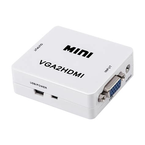 Mini Vga To Hdmi Converter With Audio Vga Hdmi P Adapter Connector