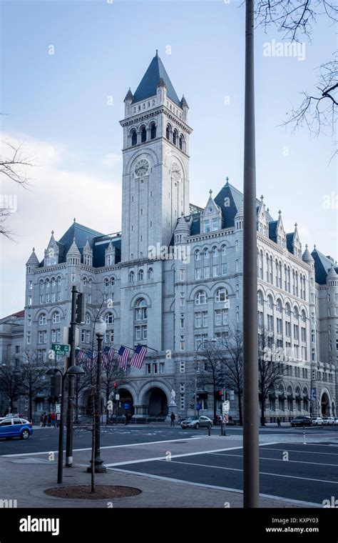 Exterior view of the Trump International Hotel Washington, D.C Stock ...