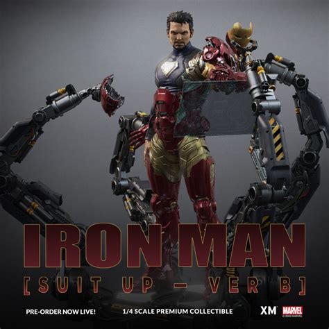 XM Studios Iron Man Suit Up VerA – Statue Art Collectible