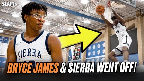 Bryce James and Sierra Canyon WENT OFF! 👀🔥 | Sierra Canyon Wins By 39 ...