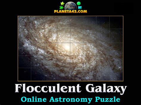 Flocculent Spiral Galaxy Puzzle | Astronomy Learning Game