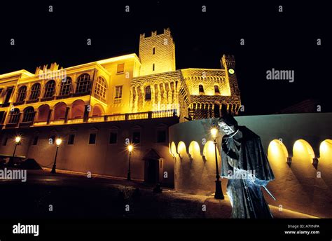 Principality of Monaco, Grimaldi Palace Stock Photo - Alamy