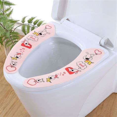 ABATTANT WC G41 3 Housse de siège de toilette en flanelle avec