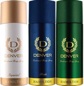 DENVER COMBO PACK Imperial Pride Hamilton Deodorant Spray For Men