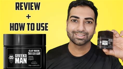 Greeko Man Charcoal Clay Mask Review