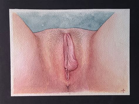 Nude Erotic X Art Vulva Watercolor Yoni Art Vagina Painting Pussy Illustration Etsy