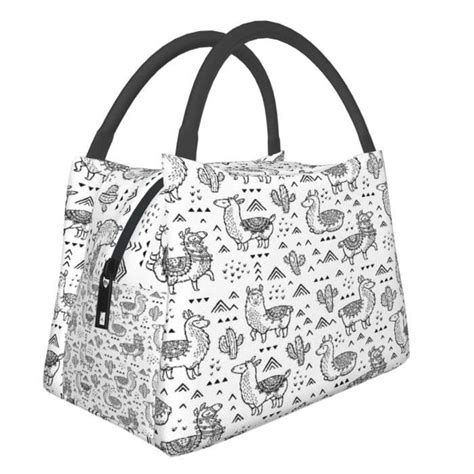 Sac Lunch Ensemble De Lamas D Coratifs Et Cactus X X Cm