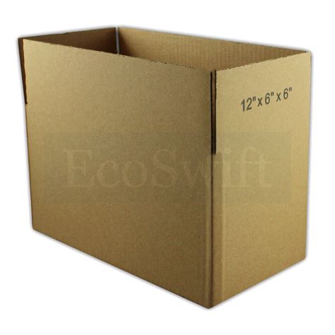 30 12x6x6 Ecoswift Cardboard Packing Moving Shipping Boxes Corrugated