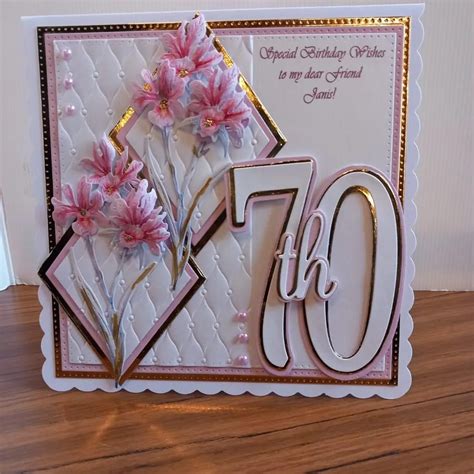 Pin By Susan DeVries On Cards In 2024 70th Birthday Card 90th