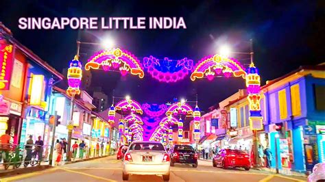 Little India Singapore By Night Serangoon Road Explore Singapore 🇸🇬131 Youtube