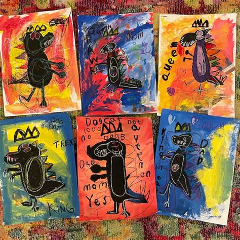 Crown Art Project For Kids Inspired By Jean Michel Basquiat Artofit