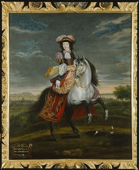 1670s Anne De Souvré Marquise De Louvois By Joseph Parrocel