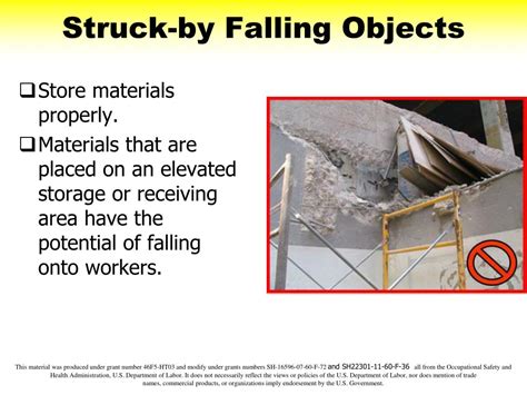 Ppt Big Four Construction Hazards Struck By Hazards Powerpoint