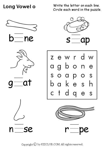 Long Vowel Lesson Plans And Worksheets Lesson Planet