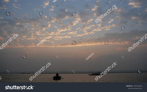 Varanasi India Ganges River Sunrise Stock Photo 1294166506 | Shutterstock