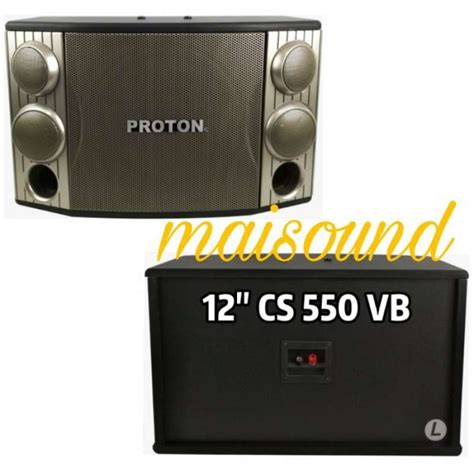 Promo SPEAKER PASIF PROTON 12 INCH PROTON CS 550 VB 12INCH SEPASANG CS