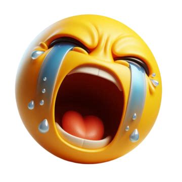 3d Crying Yellow Emoji PNG Transparent Images Free Download | Vector Files | Pngtree