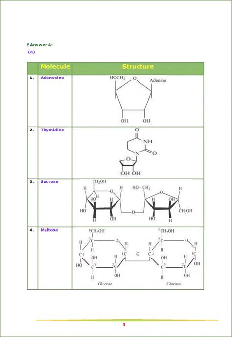 Class 11 Biology Chapter 9 Biomolecules Solution