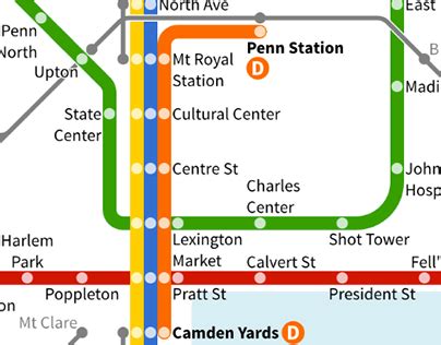 Baltimore Metro Subway Map Projects :: Photos, videos, logos ...