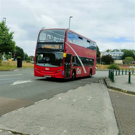 Go Cornwall Bus Adl E Arriving Into Plymouth City C Flickr