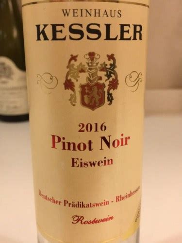 Kessler Pinot Noir Eiswein Vivino US