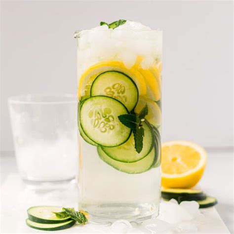 Cucumber Lemon Water What Molly Made