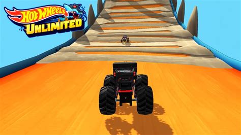 HOT WHEELS UNLIMITED 2 DAWGZILLA Monster Trucks In My Tracks YouTube