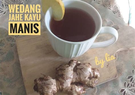 Resep Wedang Jahe Kayu Manis With Jeruk Nipis Oleh Liawati Iskandar