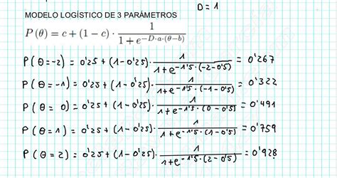 TEORÍA DE RESPUESTA AL ÍTEM CURVA CARACTERÍSTICA DEL ÍTEM