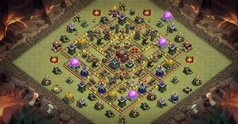 Best Th10 War Base Links Coc Bases Capital Layout Town Hall Layouts